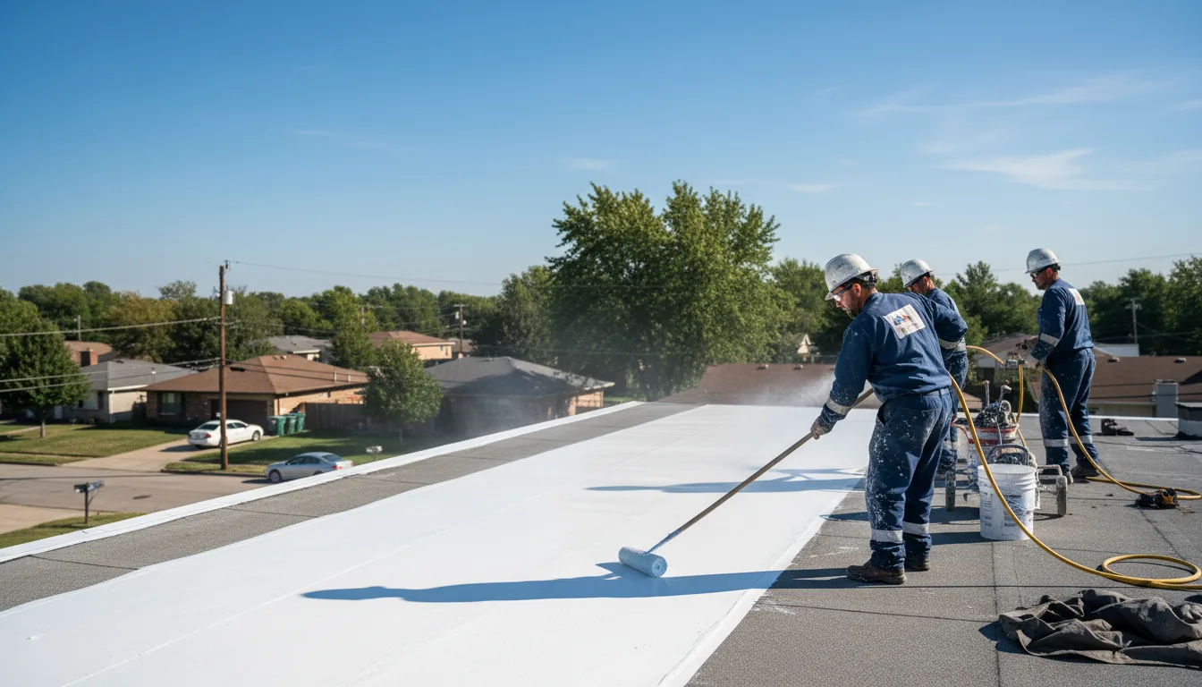 Commercial roof coating in Walworth, NY near me